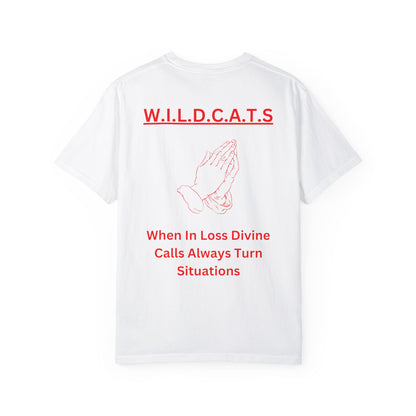 Wildcats Christian Red Letters & Picture