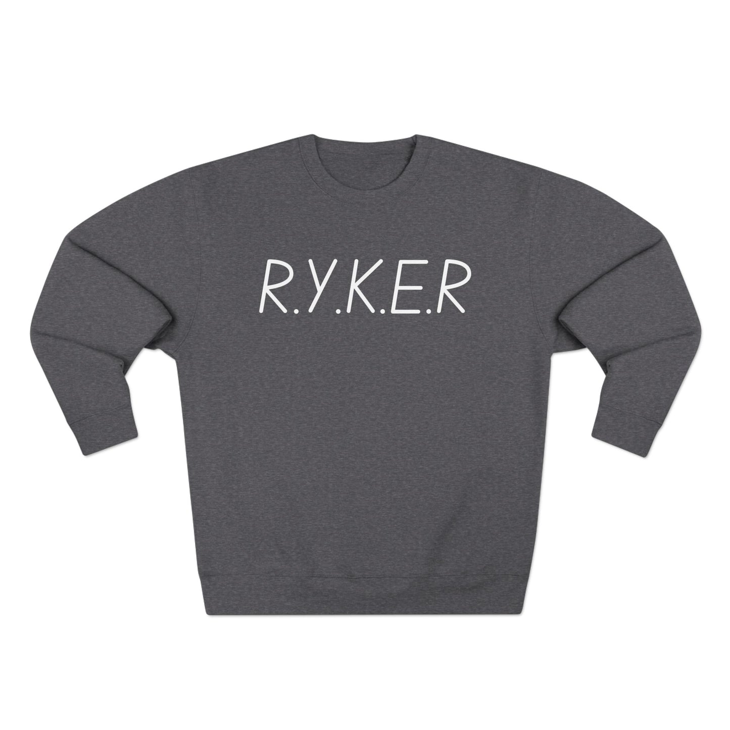 RYKER Christian White Letters Crewneck