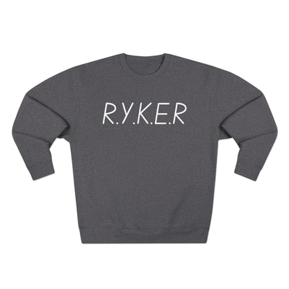 RYKER Christian White Letters Crewneck