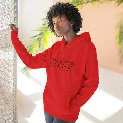 RYKER Christian Black Letters Hoodie