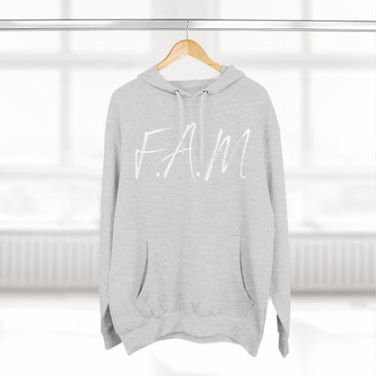 Fam Hoodie White Words