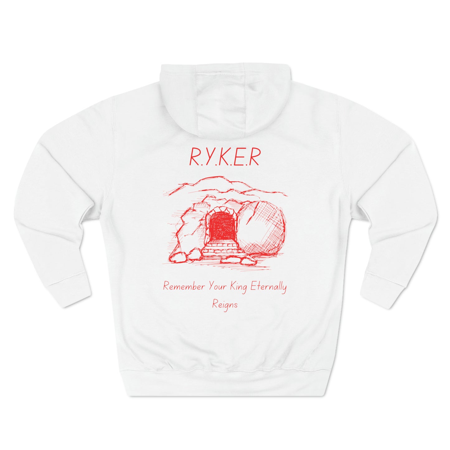 RYKER Christian Red Letters Hoodie