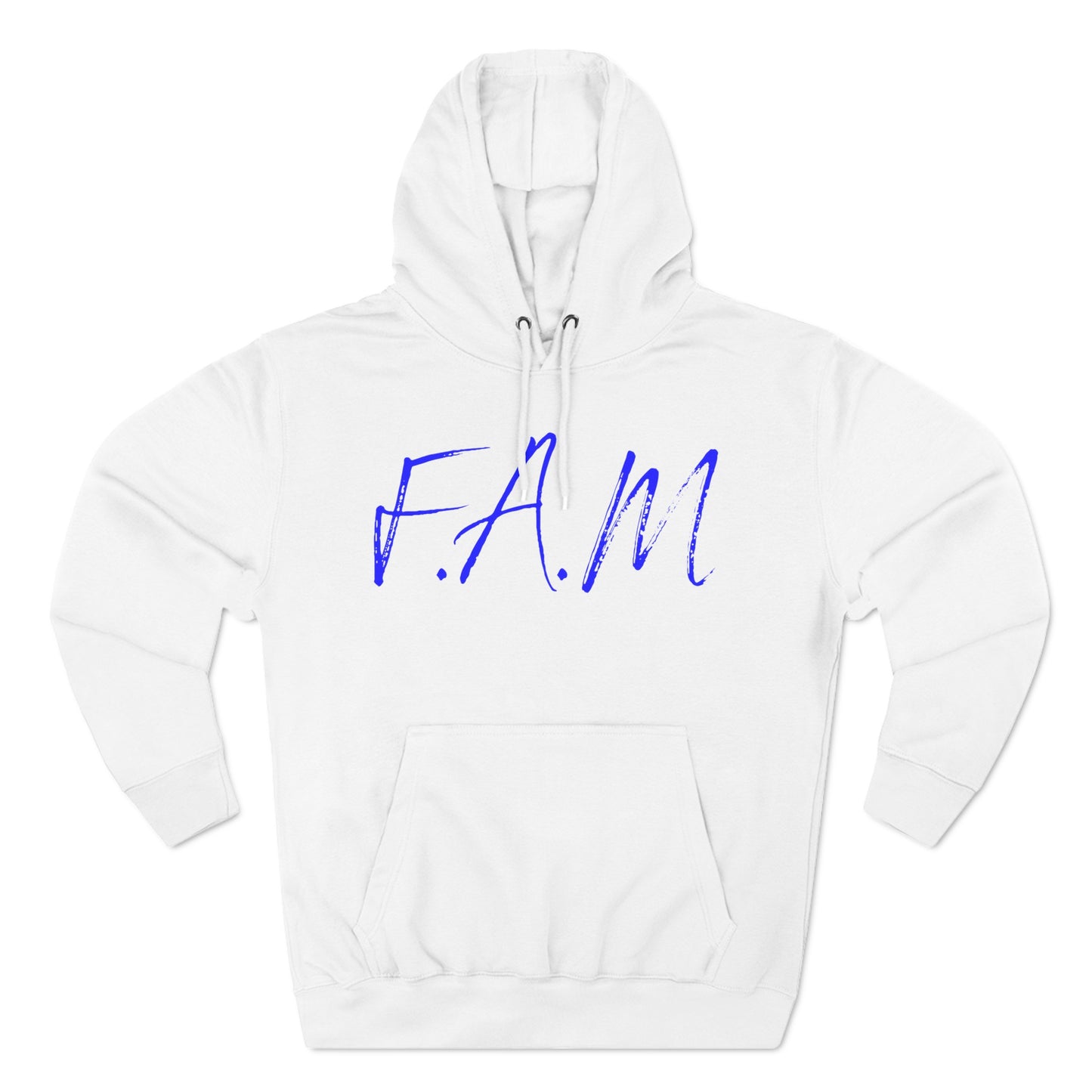 Fam Hoodie Blue Words