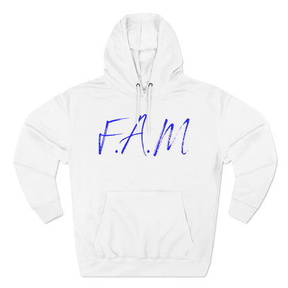 Fam Hoodie Blue Words