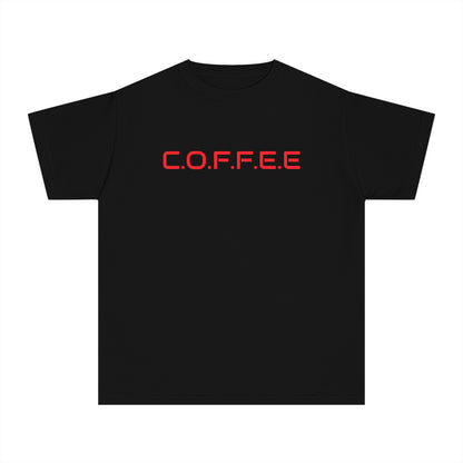 Youth Adult Coffee Christian Red Words Only