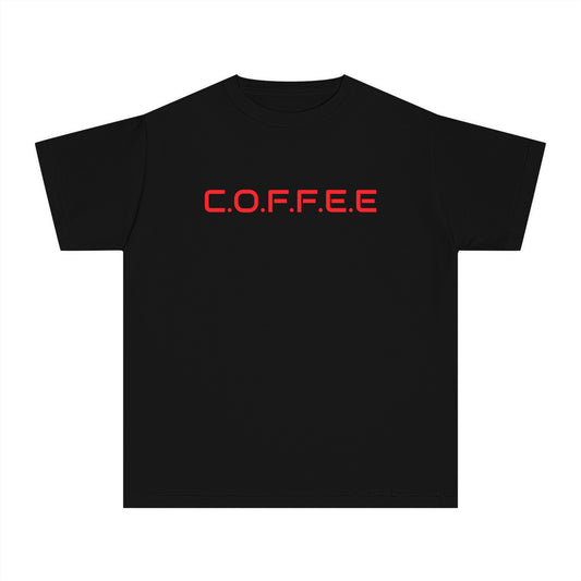 Youth Adult Coffee Christian Red Words Only