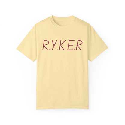 RYKER Christian Marron Letters