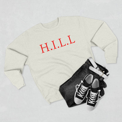 Hill Christian Red Words Crewneck