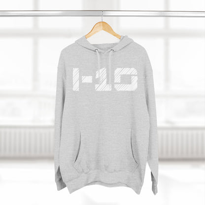 I-10 Christian White Words Hoodie