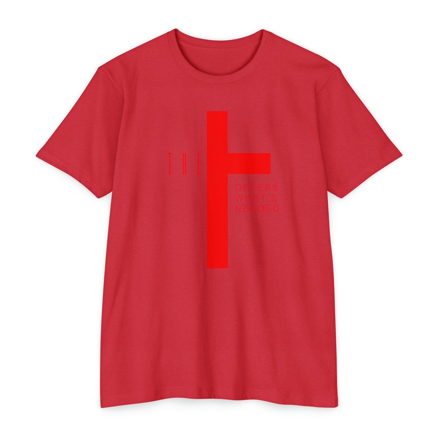 T-Town Red Cross & Letters Blended