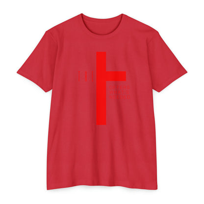 T-Town Red Cross & Letters Blended