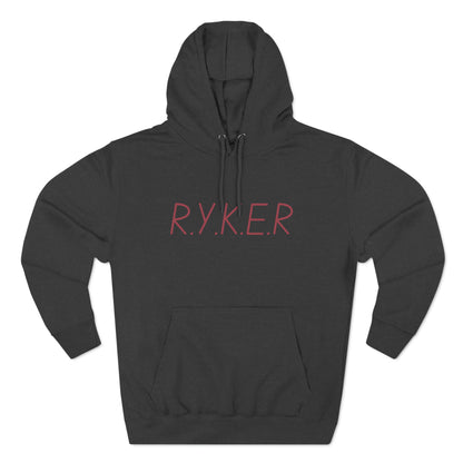 RYKER Christian Marron Letters Hoodie