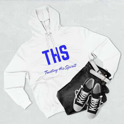 Adult THS Christian Blue Letters Hoodie