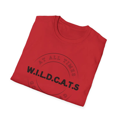 Wildcats Christian Black Letters & Picture