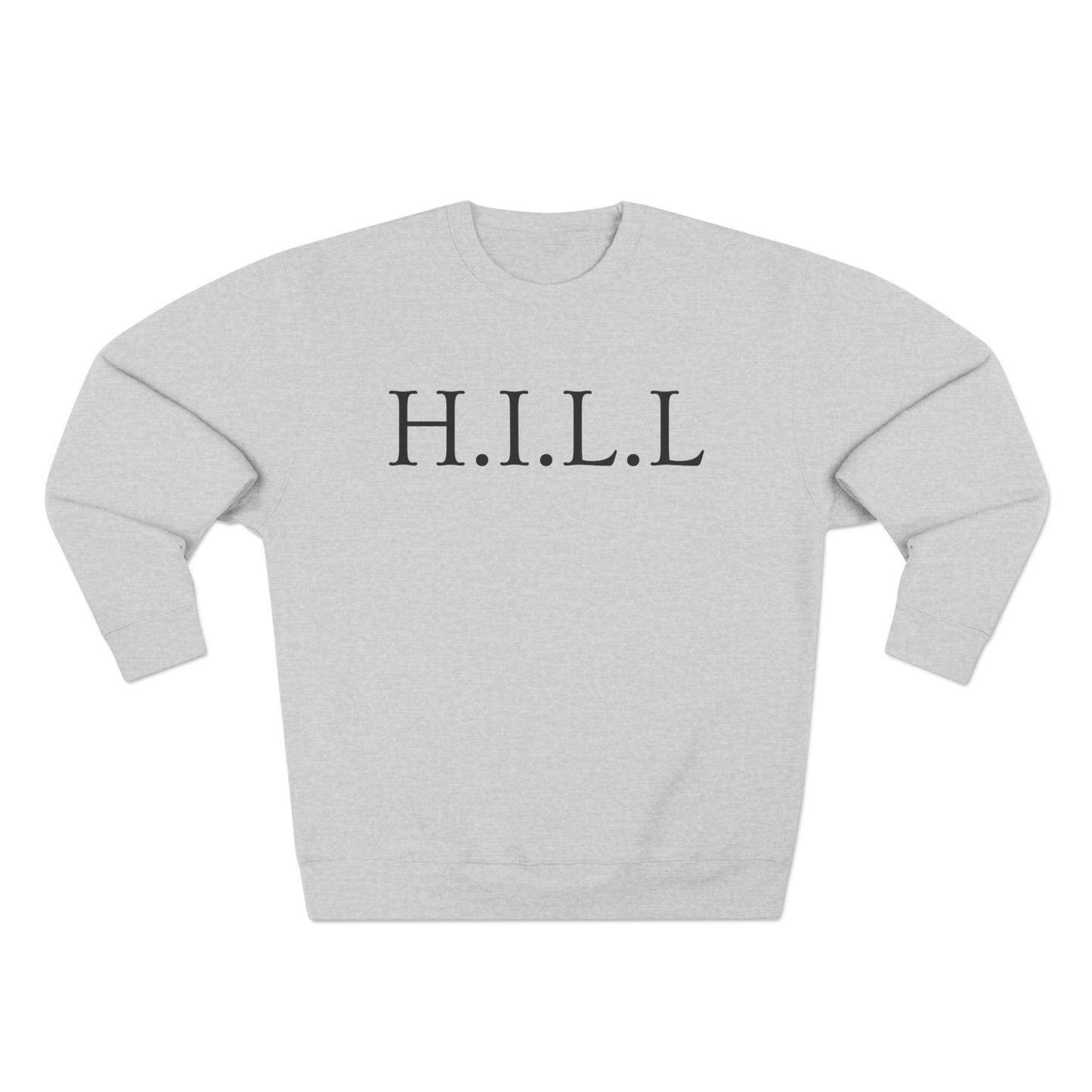 Hill Christian Black Words Crewneck