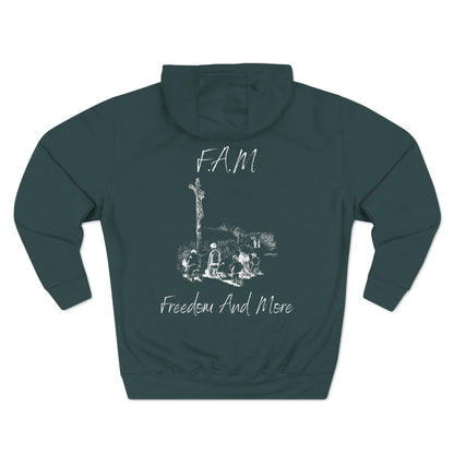 Fam Hoodie White Words