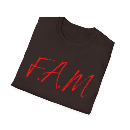 Fam Christian Red Letters & Image