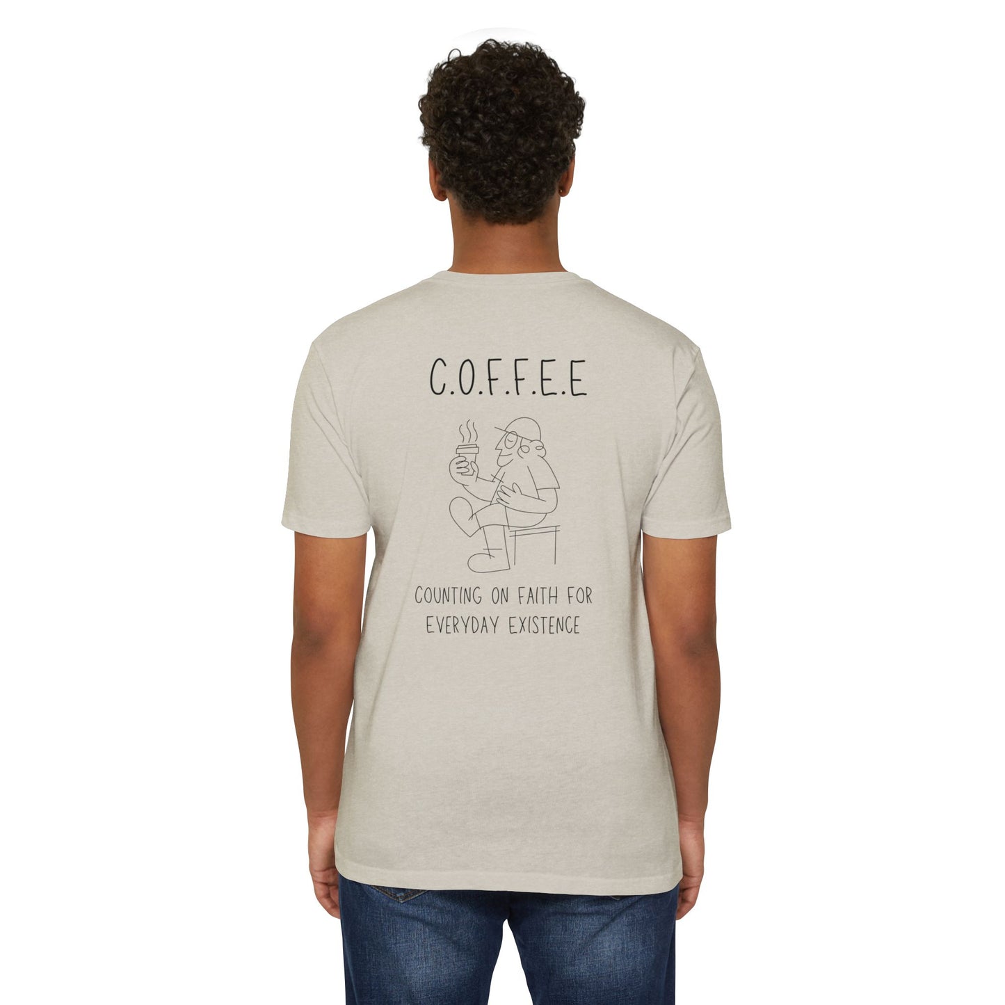 Specialty Adult Coffee Christian Blue Words & Men Image