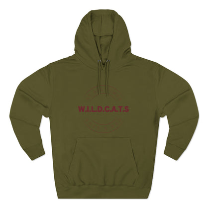 Wildcats Christian Marron Letters & Picture Hoodie