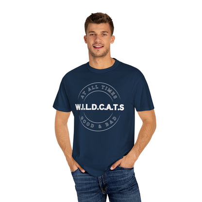 Wildcats Christian White Letters & Picture