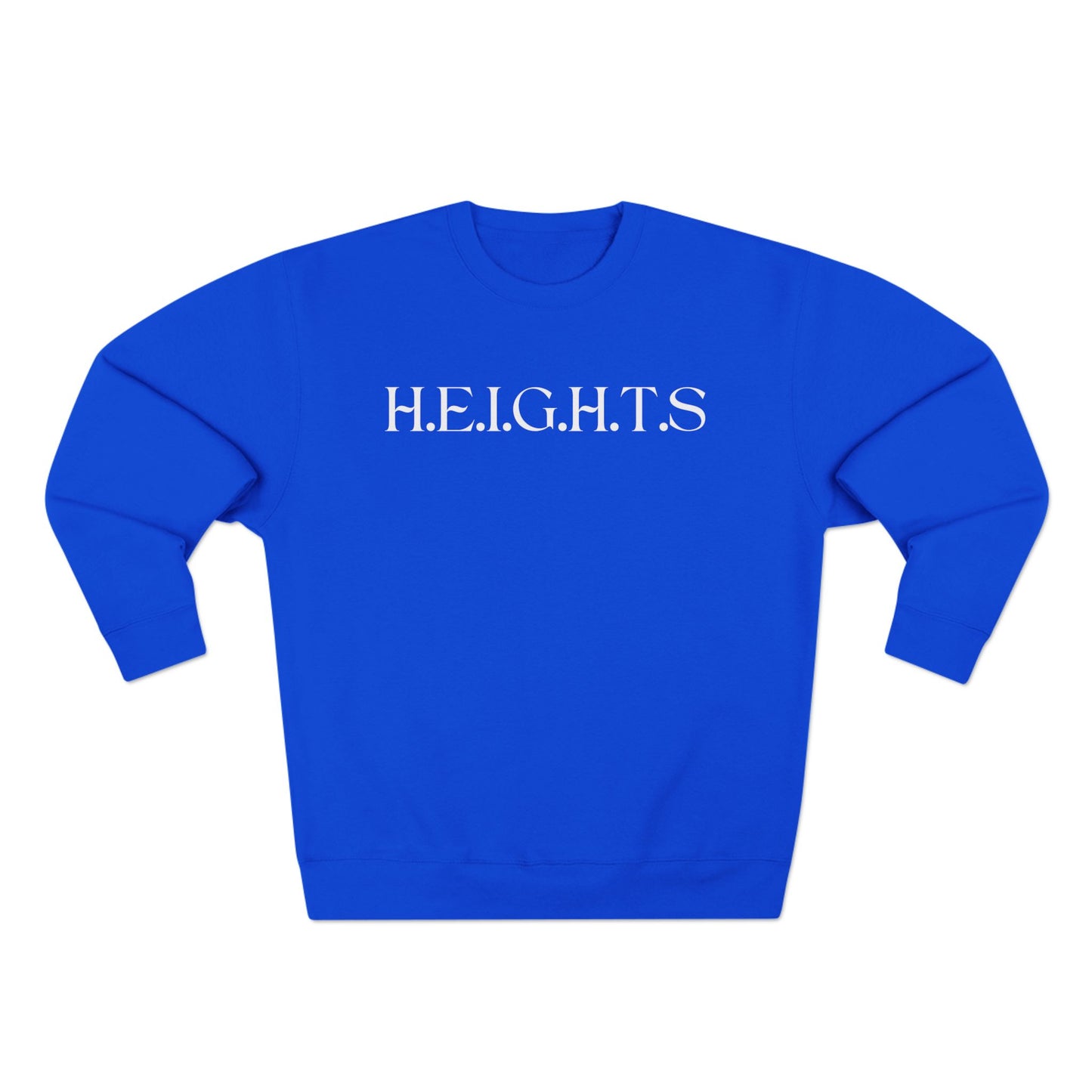 Heights Christian White Letters & Special Front