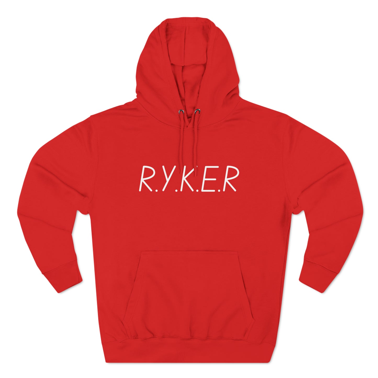 RYKER Christian White Letters Hoodie