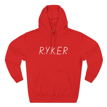 RYKER Christian White Letters Hoodie