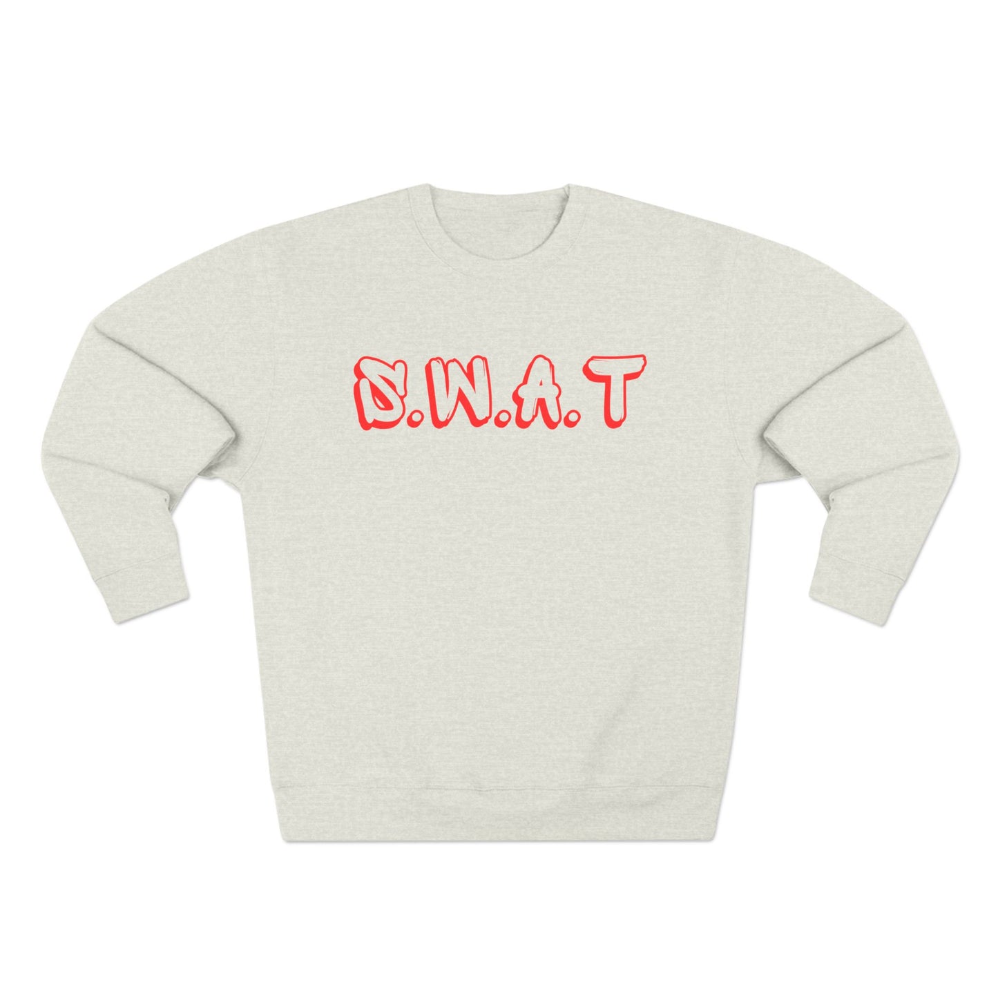 Swat Christian Red Words Crewneck