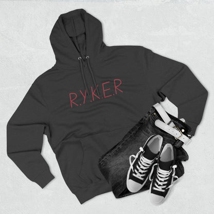 RYKER Christian Marron Letters Hoodie