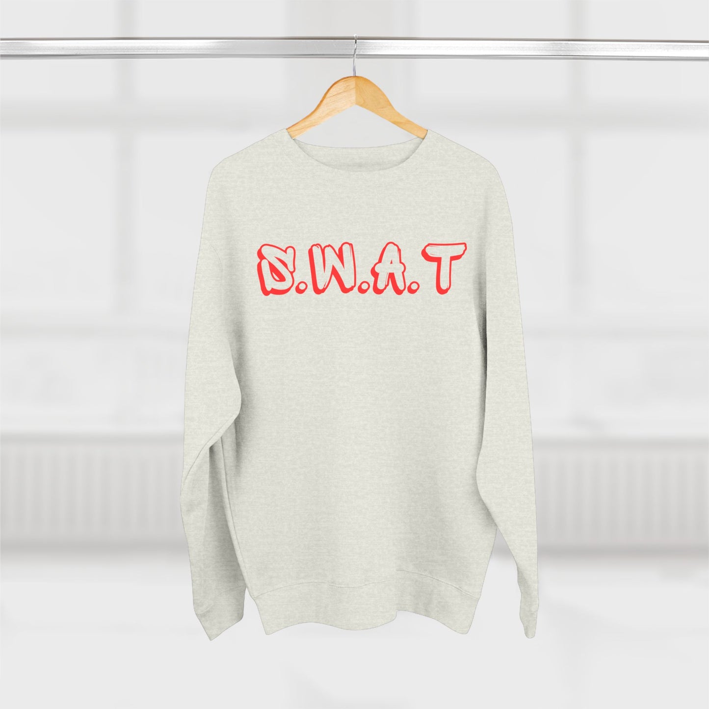 Swat Christian Red Words Crewneck