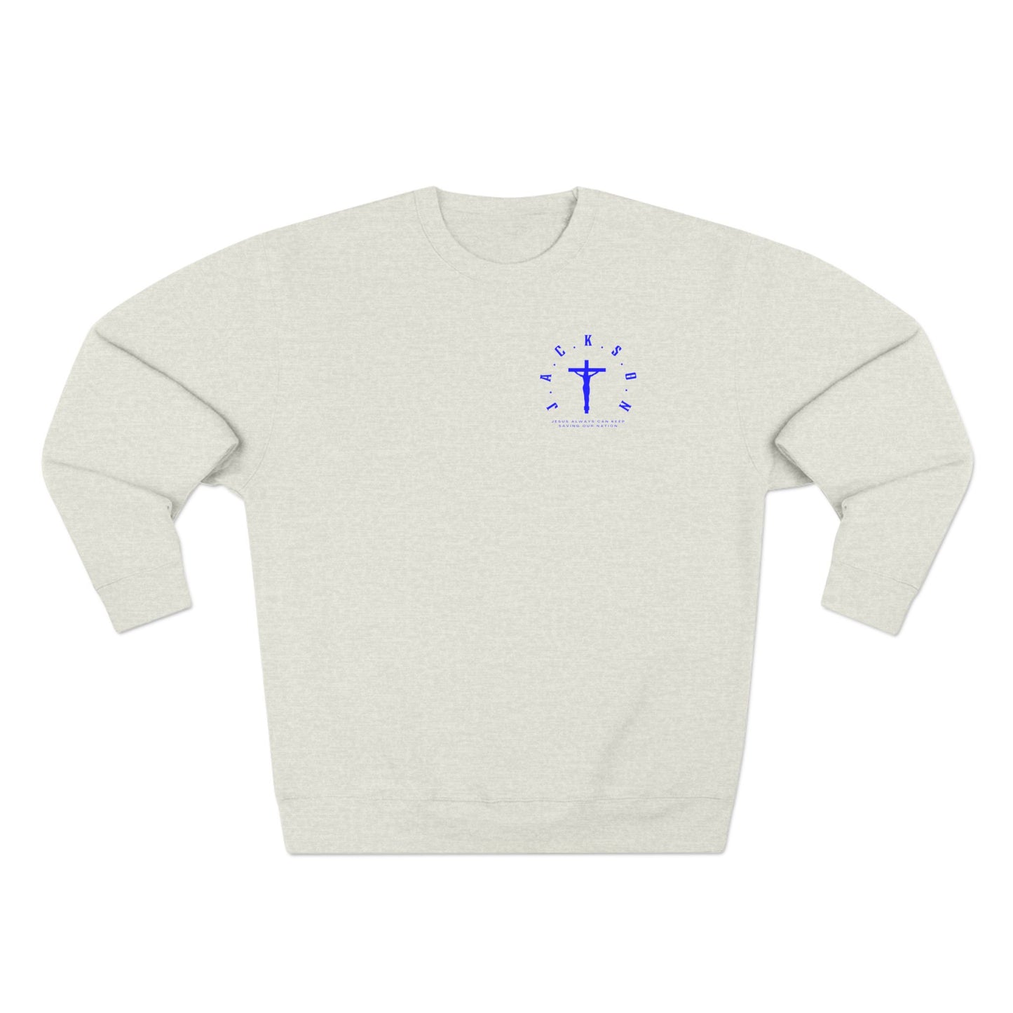 Jackson Blue Cross & Letters Crewneck