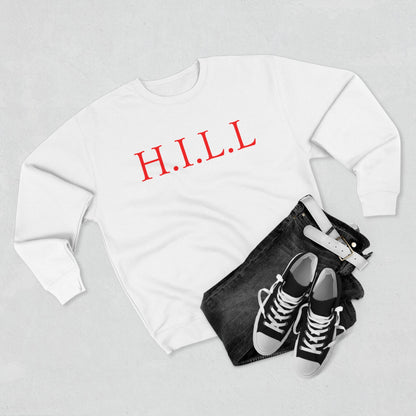 Hill Christian Red Words Crewneck