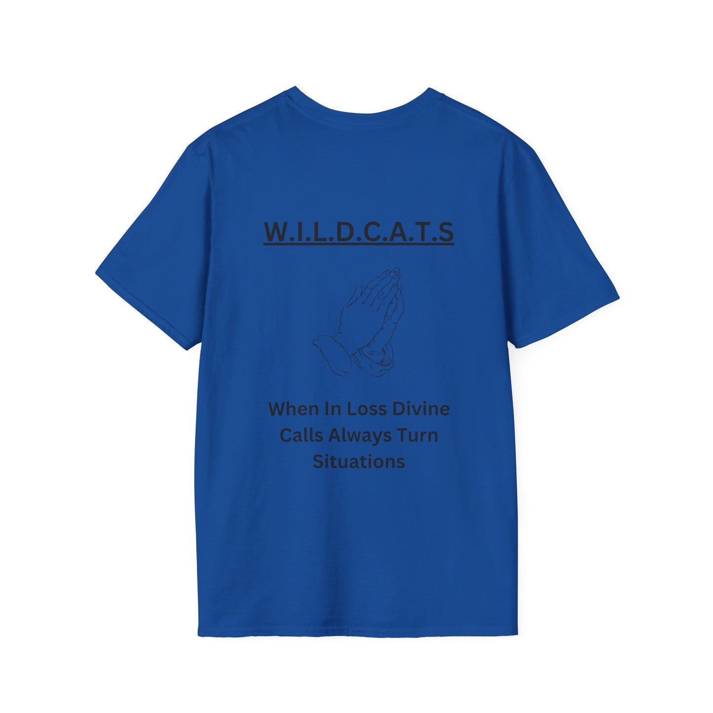 Wildcats Christian Black Letters & Picture