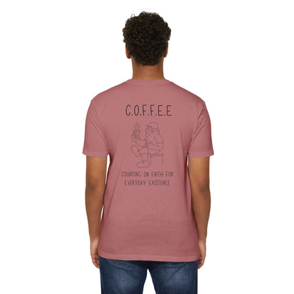 Specialty Adult Coffee Christian Blue Words & Men Image