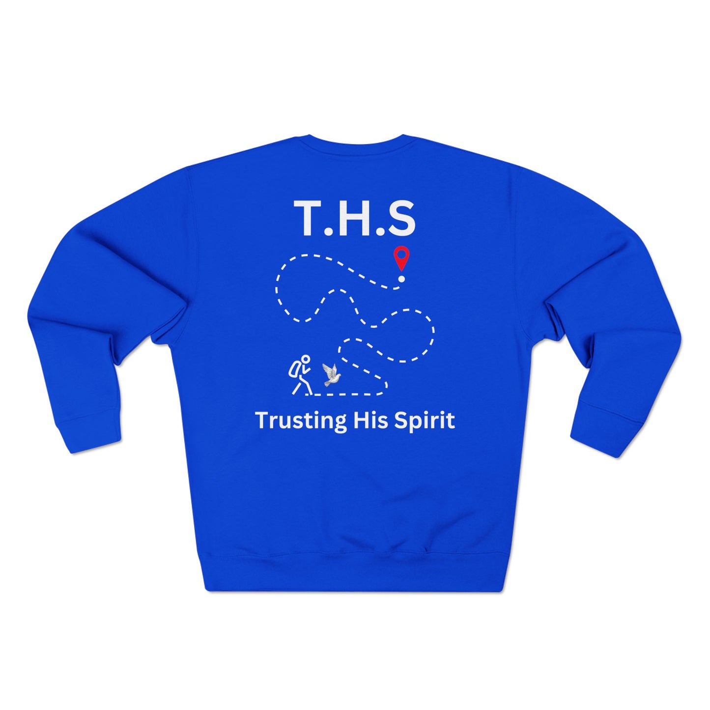 Adult T.H.S Trusting His Spirit Specialty Hoodie White Letters