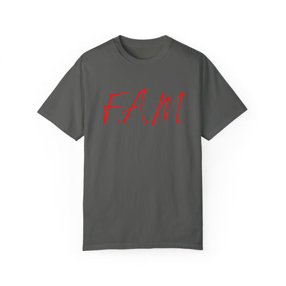 Fam Christian Red Letters & Image