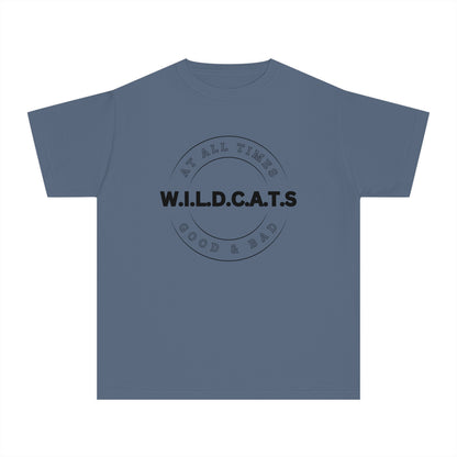 Youth Wildcats Christian Black Letters & Picture