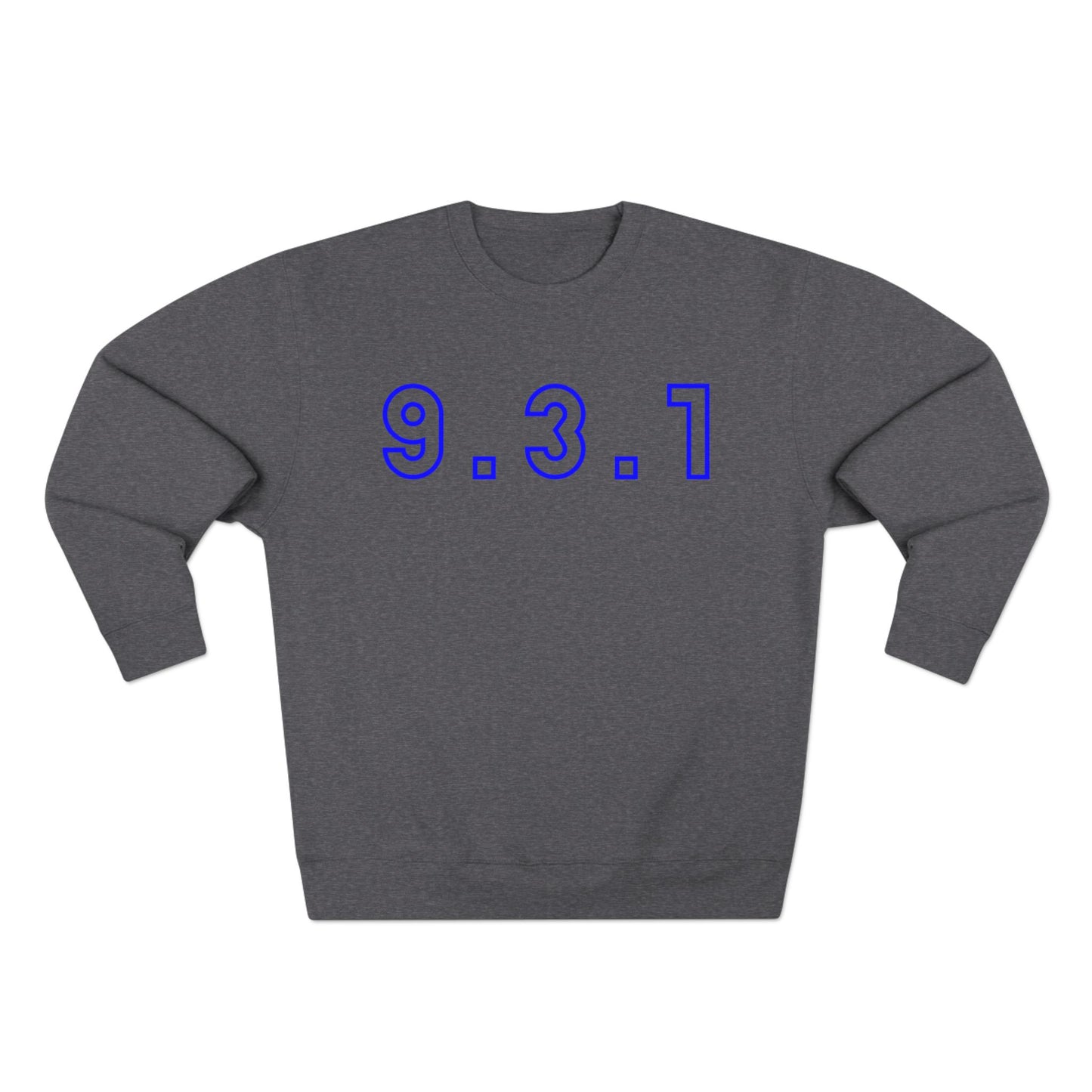 931 Crewneck Blue Words