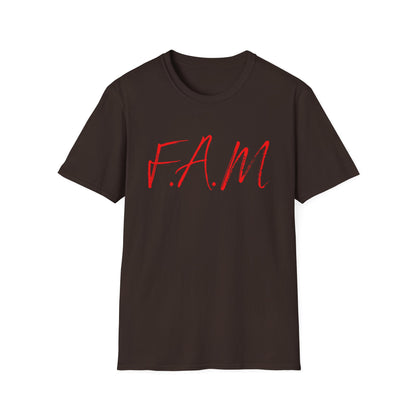 Fam Christian Red Letters & Image