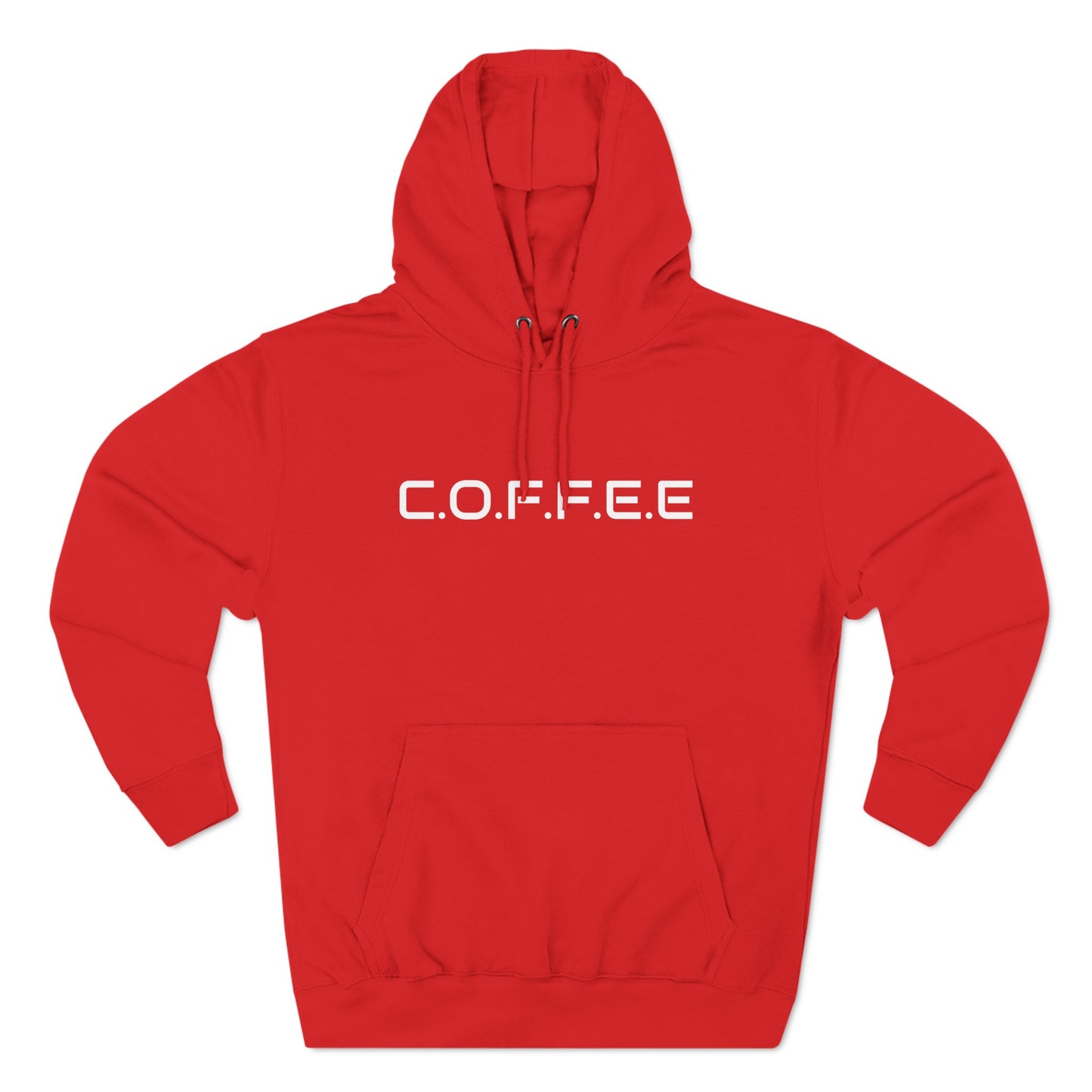 Adult Coffee Christian White Letters & Image Hoodie