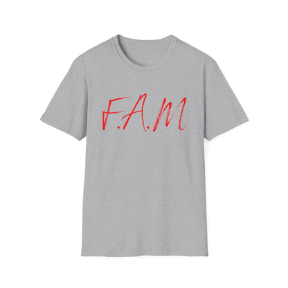 Fam Christian Red Letters & Image