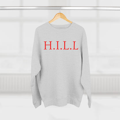 Hill Christian Red Words Crewneck