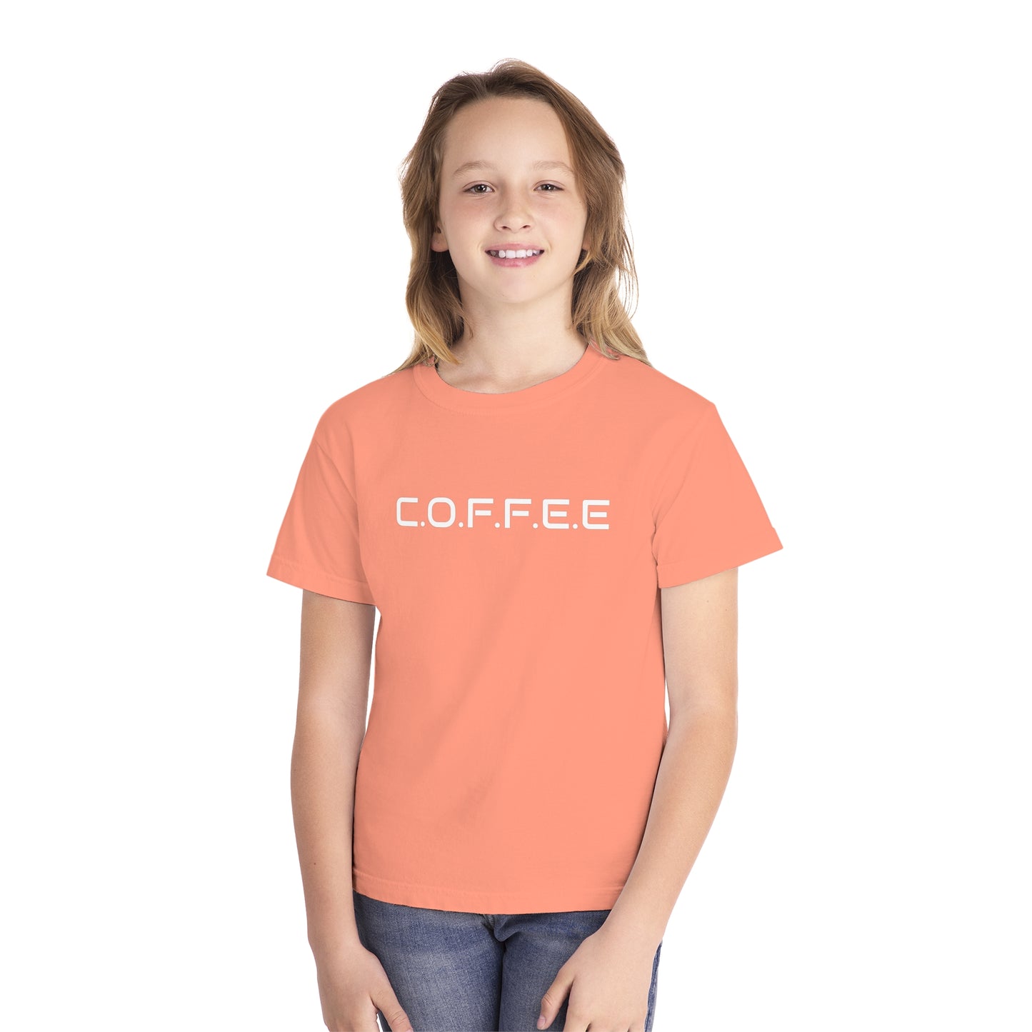 Youth Adult Coffee Christian White Words Only