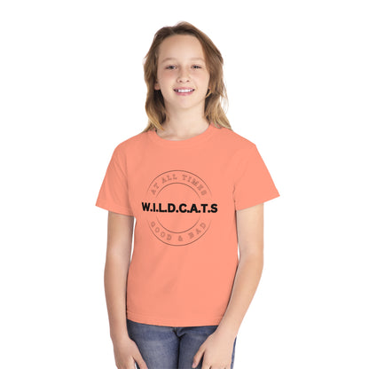 Youth Wildcats Christian Black Letters & Picture