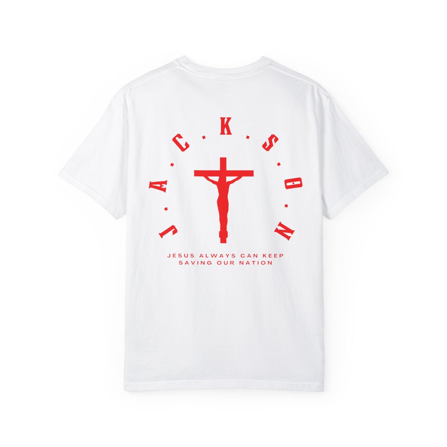 Jackson Believing Christian Red Letters & Cross