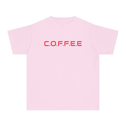 Youth Adult Coffee Christian Red Words Only