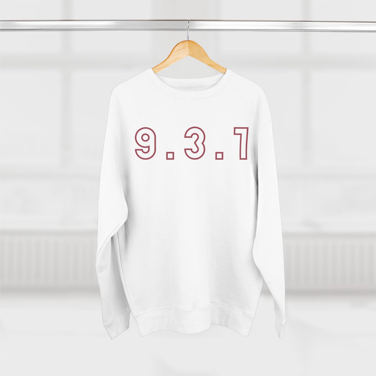 931 Crewneck Marron Words