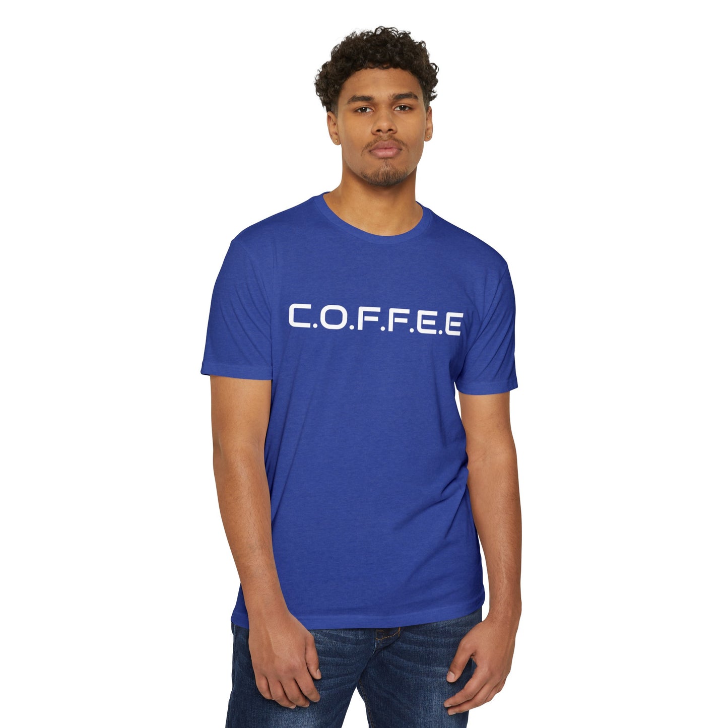 Adult Coffee Christian White Words Only Blended