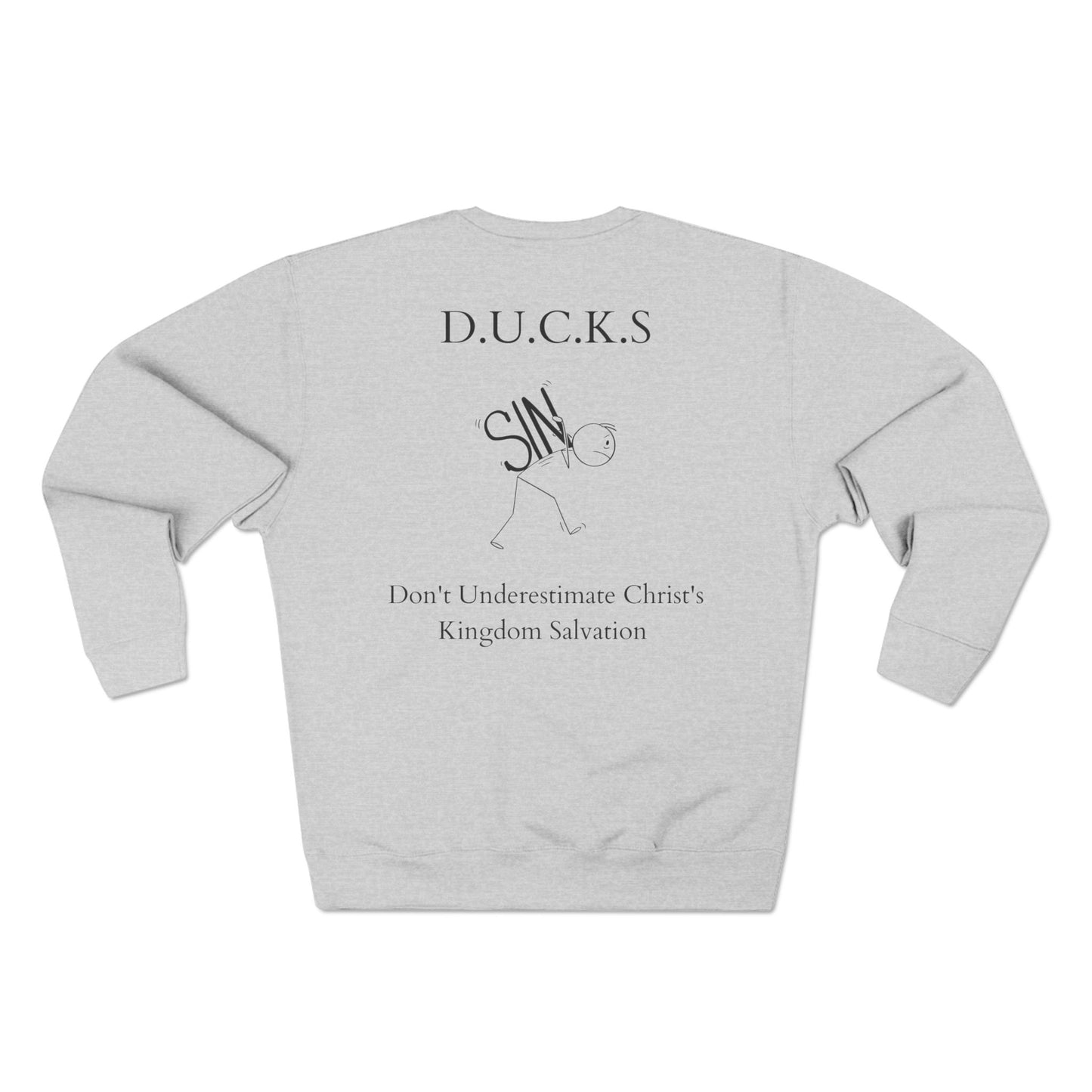 DUCKS Christian Black Crewneck