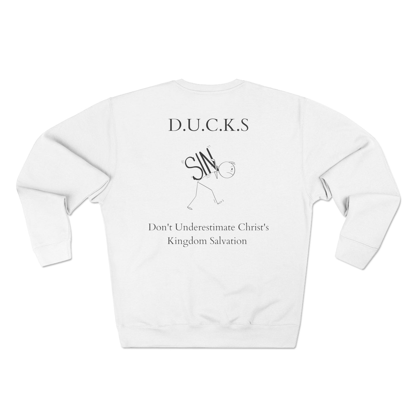 DUCKS Christian Black Crewneck